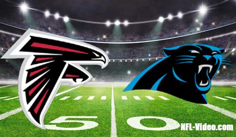 falcons vs panthers full game