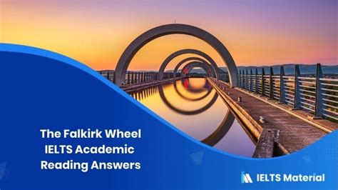 +14 Falkirk Wheel Ielts Reading Ideas