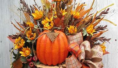 Fall Centerpieces For Table Flowers