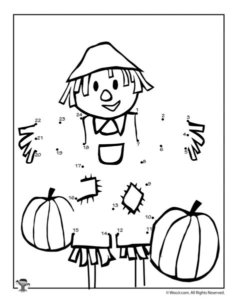 Autumn leaves Fall dot marker activity for kids