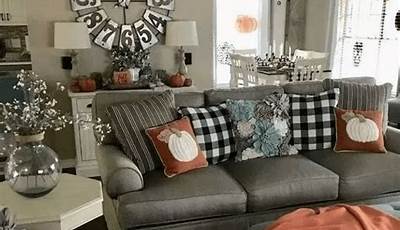 Fall Home Decor Living Room Curtains