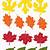 fall leaves cut out printable leaf template
