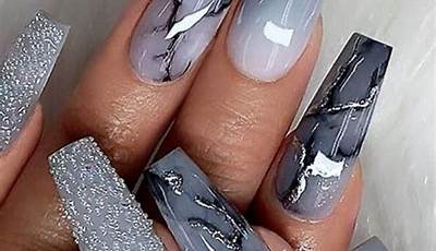 Fall Nails Coffin White