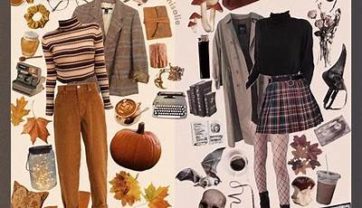 Fall Outfits Aesthetic Png