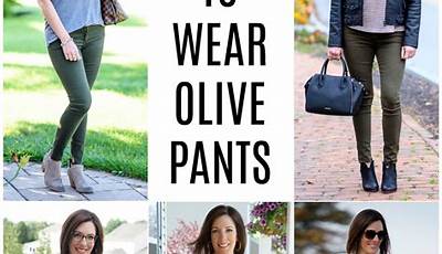 Fall Outfits Women Olive Pants