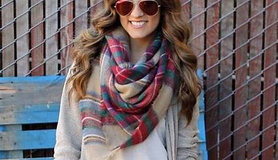 Fall Outfits Women With Scarf
