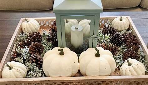 Fall Tray Decorating Ideas Coffee Table
