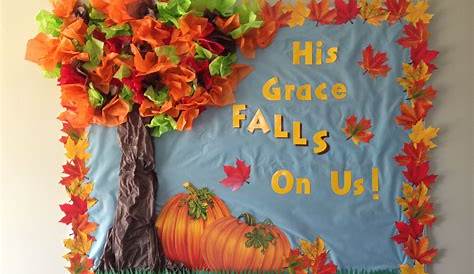 Falling for All Things Fall Autumn Bulletin Board Idea Fall