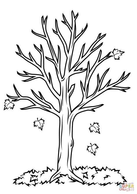 Fall Trees Coloring Pages: A Guide To Relaxation And Creativity