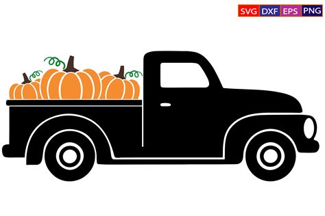 SALE! fall truck svg, harvest truck svg, truck pumpkin svg (292105