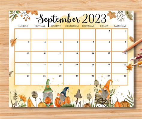 fall 2023 art calendar