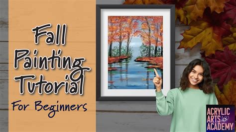fall acrylic painting tutorial