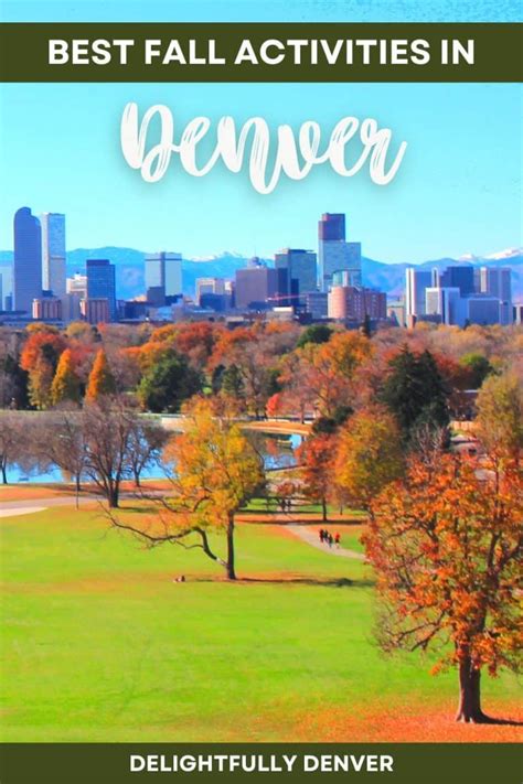 Fall Activities Denver 2021