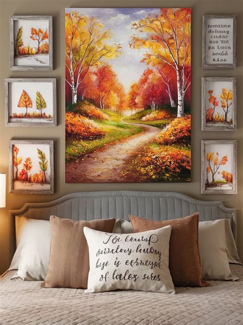 Fall bedroom artwork