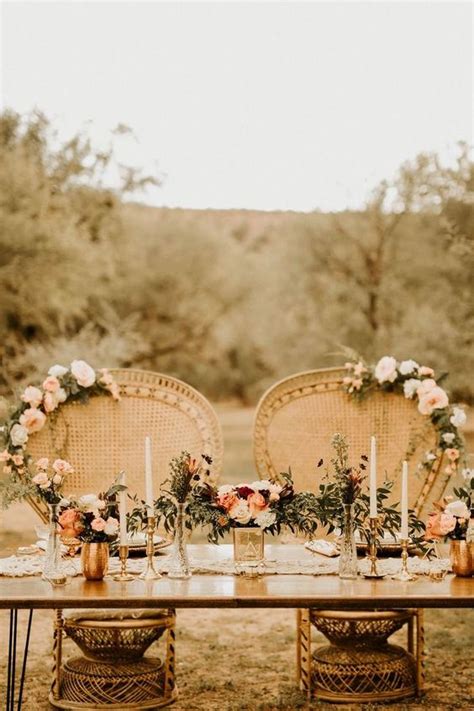 Fall Boho Outdoor Wedding