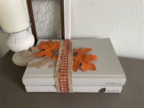 Fall Book Stack Decor