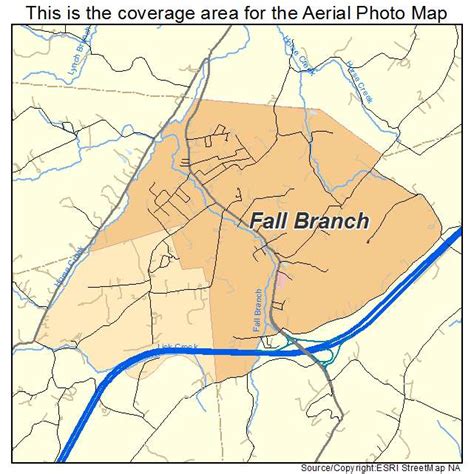 Fall Branch Tn On Map