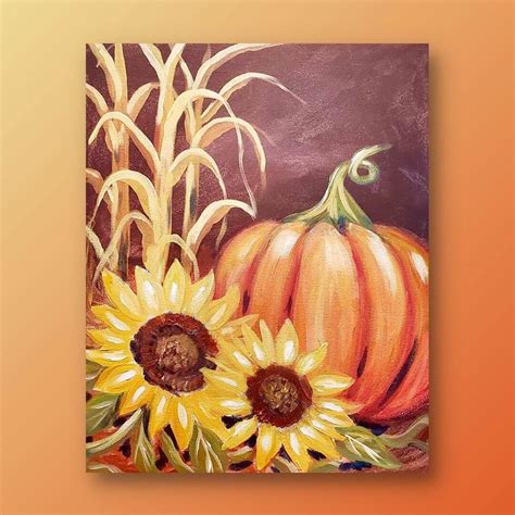 5 Fall Canvas Painting Ideas