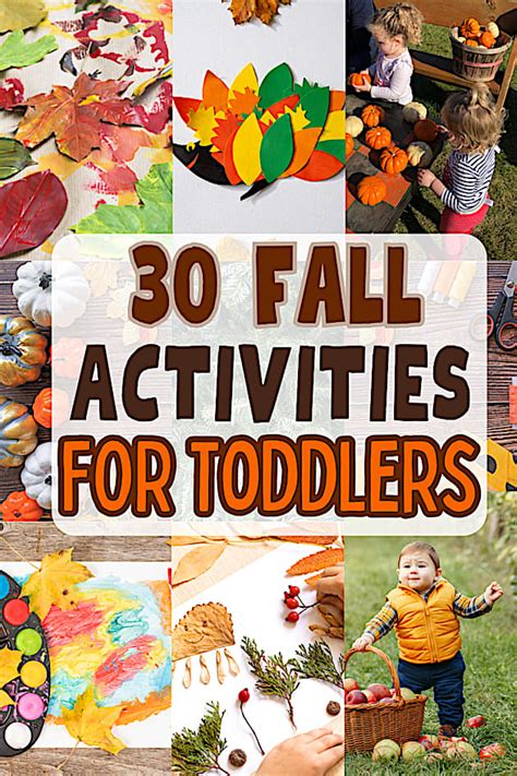 Fall Classroom Activities For Toddlers