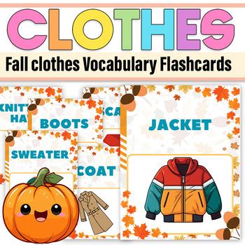 Fall Clothes Flashcards