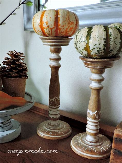 Fall Colored Candlesticks