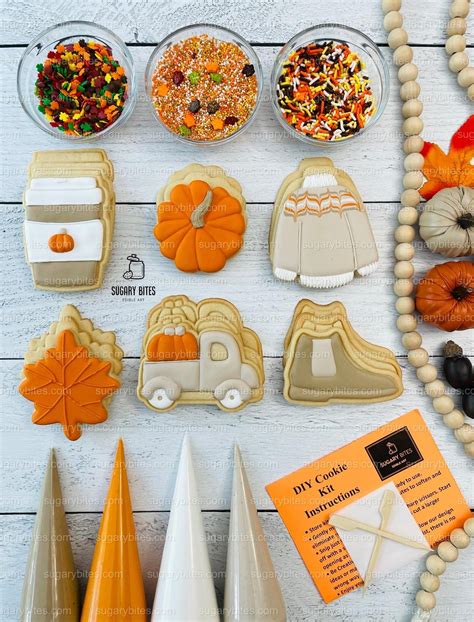 Fall Cookie Decorating Kits