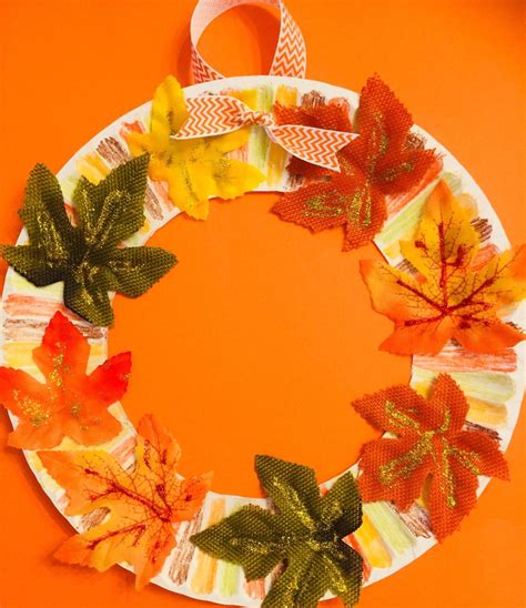 Fall Crafts With Paper Plates