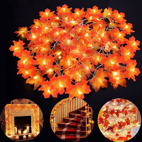 fall decor crafts with LED lights