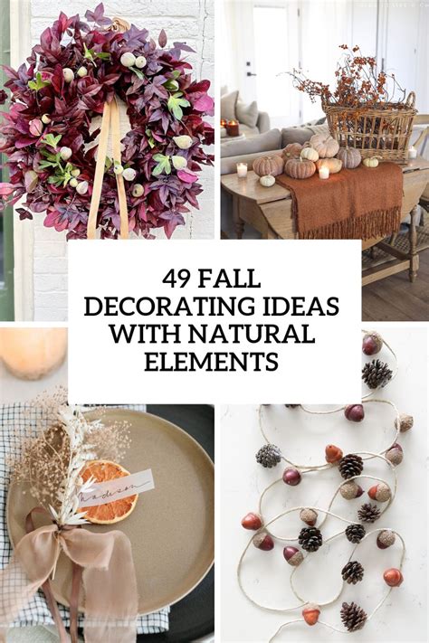 Fall Decorating With Natural Materials
