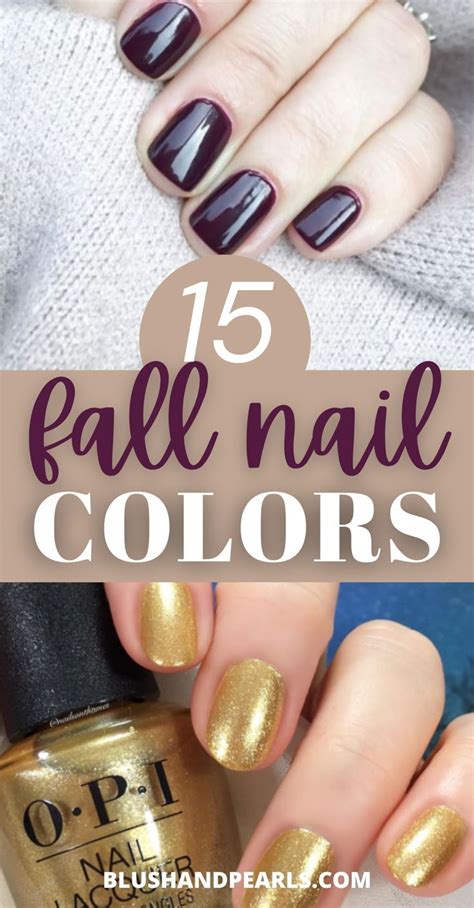 Fall Dipped Nails Ideas Opi