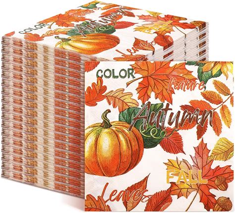 Fall Disposable Napkins