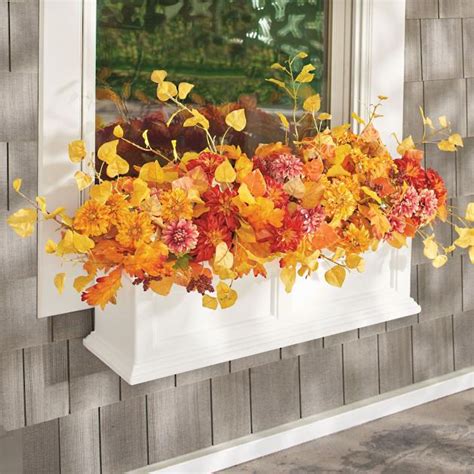 Fall Faux Window Box Filler