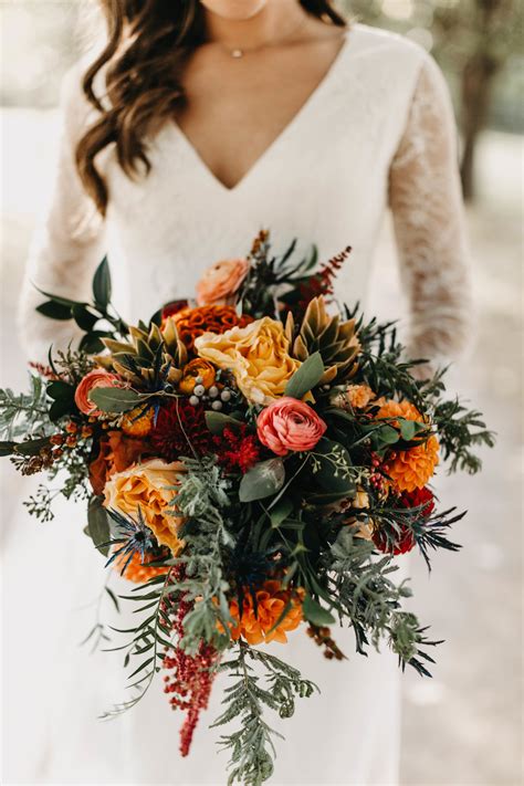 Fall Floral Arrangements Wedding