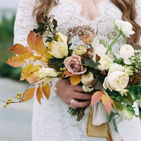 Fall Floral Wedding Bouquets