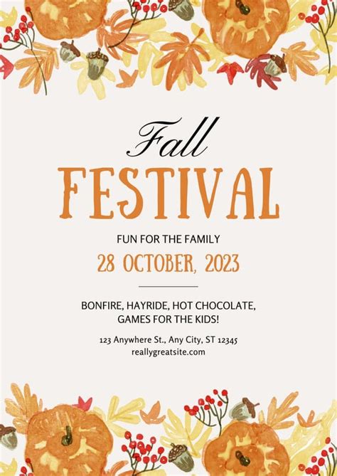 Fall Flyers Design