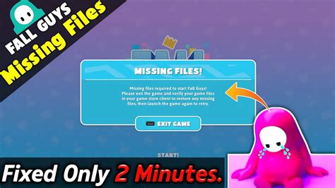 fall guys missing files error fix