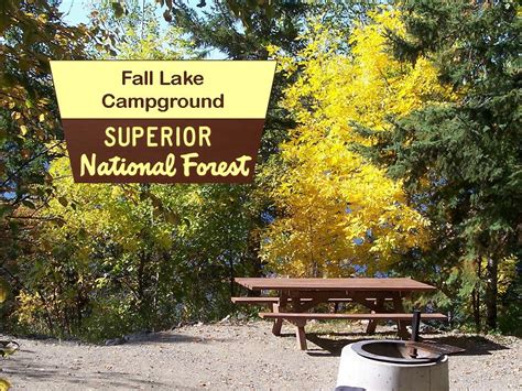 fall lake campground superior national forest