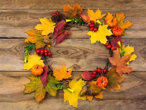 fall leaves decoration