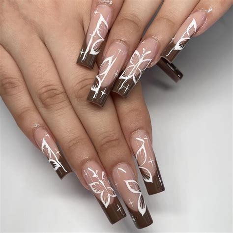 Fall Nails Squoval Long