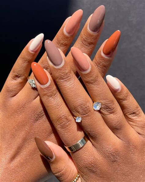 Fall Nails Two Colors