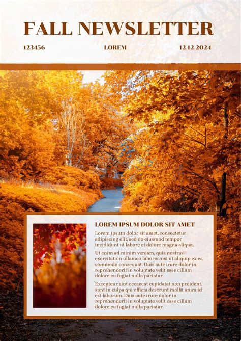Newsletter Templates for the First Day of Fall Campaign Monitor