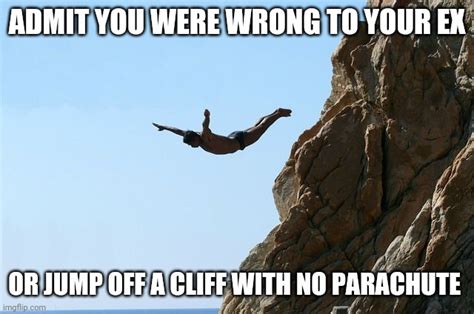 fall off cliff meme