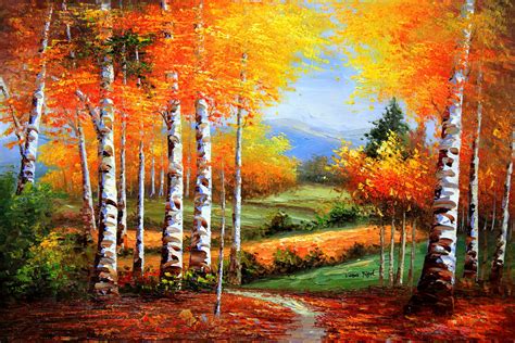 fall oil paintings