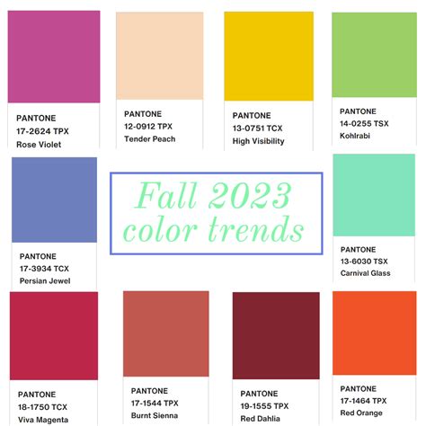 fall paint colors 2023
