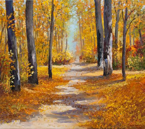 fall path painting