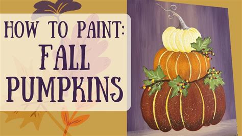 fall pumpkin painting tutorial