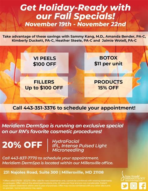 fall specials for travel agency in charlotte