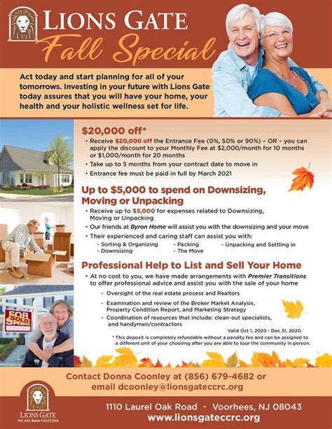 fall specials for travel agency in norfolk