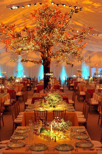 Fall Tent Wedding Reception