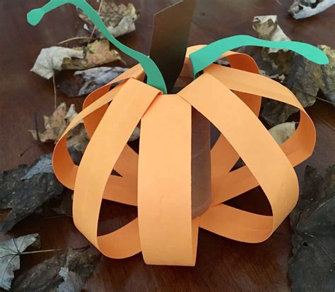 Halloween Kids Craft Toilet Paper Roll Pumpkin Raising Whasians